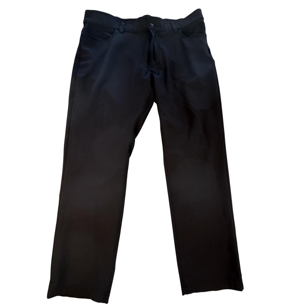 Origin Pants Mens 38x30 Black Standard Straight Lined Stretch Chino Made USA